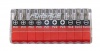 Набор бит 1/4" 10пр (PH.0,1,2,3, PZ.1,2,3, SL 4,5.5, 6.5мм - 25ммL) (FORSAGE)