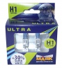 Лампа H1 галог 12V55W+30% (Маяк) ULTRA Super White к-т2 шт 82120SW+30 