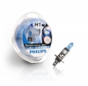 Лампа H1 галог 12V55W (PHILIPS) 4000K BlueVision Ultra 2шт+2шт W5W 12258 BVUSM